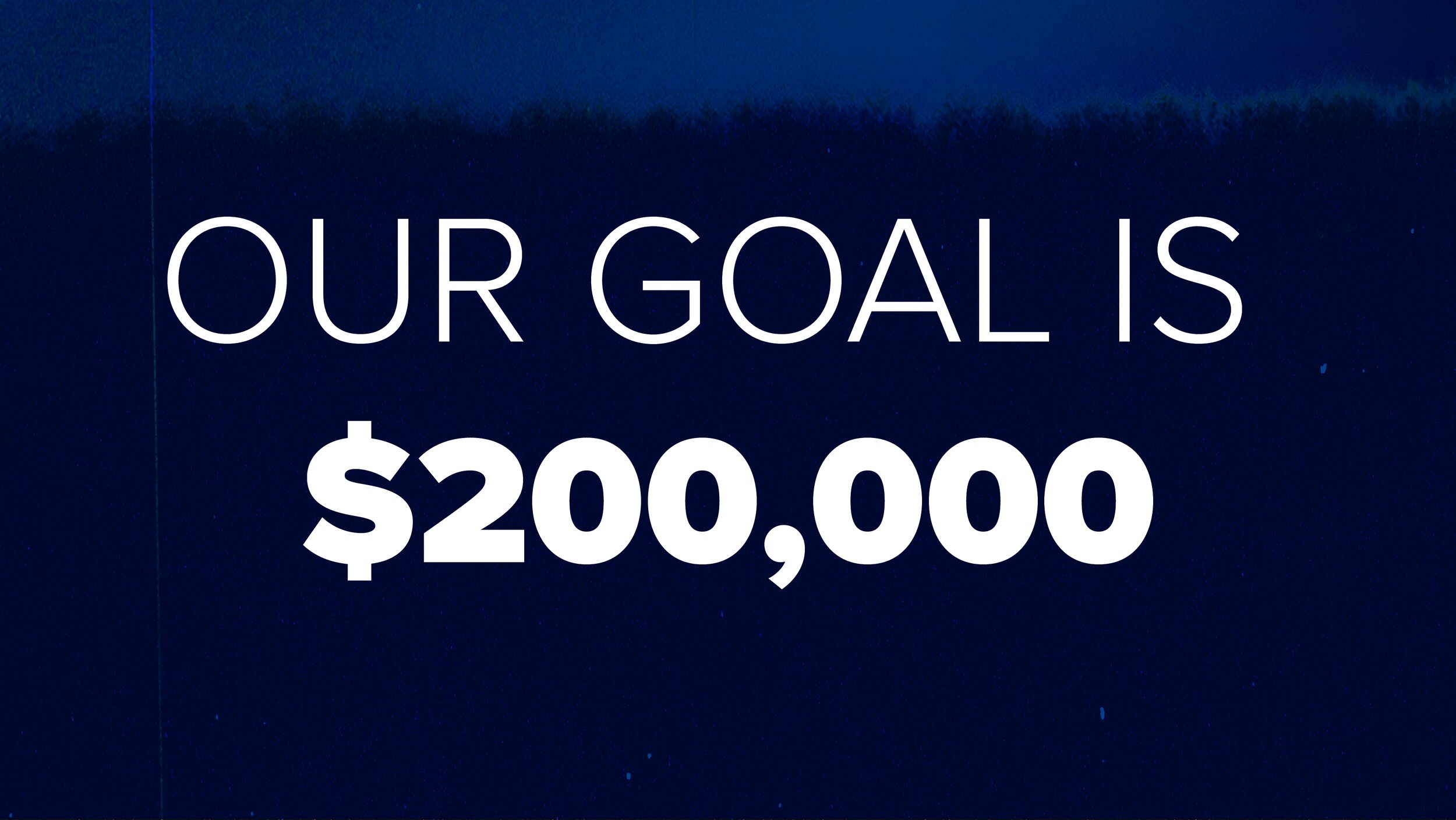 Our goal is $200,000.