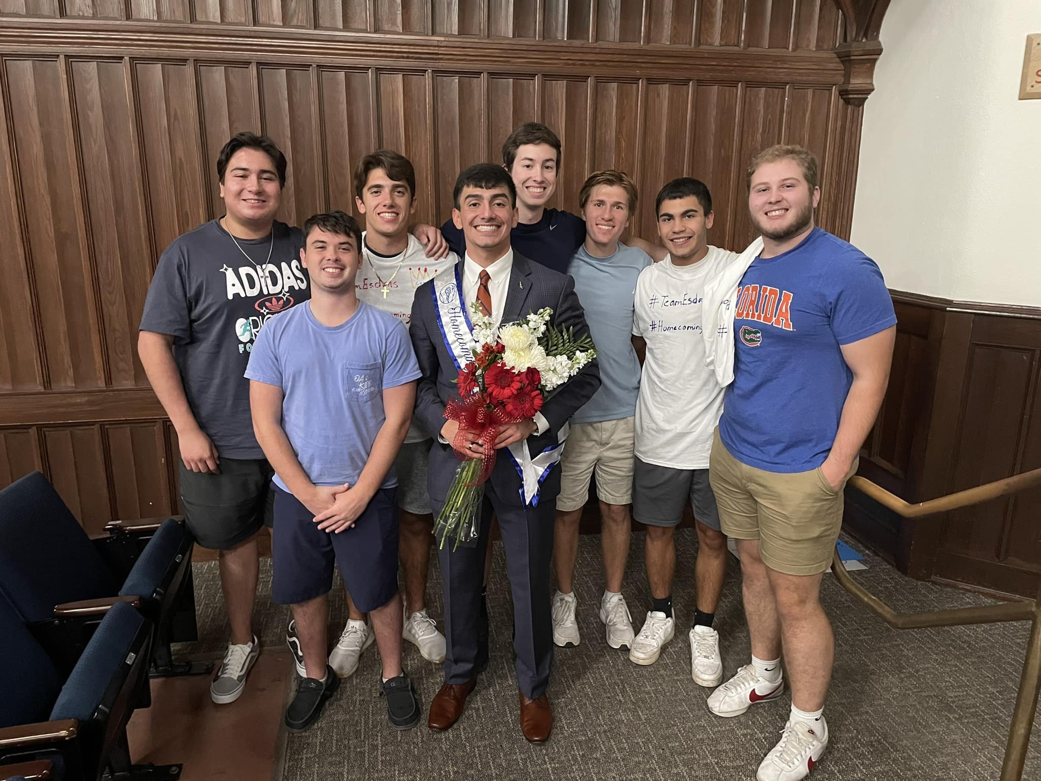 Brother in the UF Homecoming Court